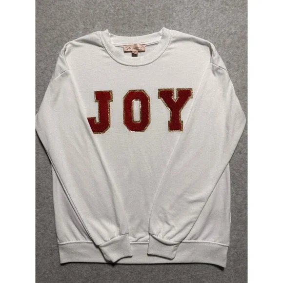 White Christmas Sweater Long Sleeves Size Xs Women's - Picture 2 of 11